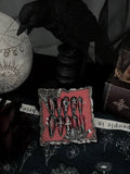 Crow & Co. — Blood Oath: Dark Gothic Blood‑Red Gradient Cross Handcrafted Press‑On Nails